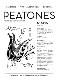 Cover Image: REVISTA PEATONES PÁJAROS Y LITERATURA