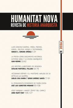 Cover Image: HUMANITAT NOVA Nº11 2026