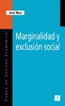 Imagen de cubierta: MARGINALIDAD Y EXCLUSIÓN SOCIAL