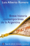 Imagen de cubierta: BREVE HISTORIA CONTEMPORÁNEA DE LA ARGENTINA