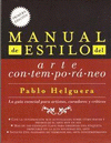Imagen de cubierta: MANUAL DE ESTILO DEL ARTE CONTEMPORANEO