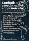 Imagen de cubierta: CAPITALISMO Y GEOPOLÍTICA DEL CONOCIMIENTO
