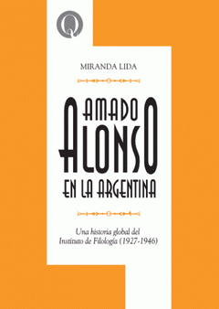 Imagen de cubierta: AMADO ALONSO EN LA ARGENTINA