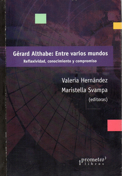 Imagen de cubierta: GÉRARD ALTHABE: ENTRE VARIOS MUNDOS