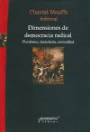 Imagen de cubierta: DIMENSIONES DE DEMOCRACIA RADICAL