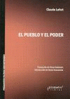 Imagen de cubierta: EL PUEBLO Y EL PODER