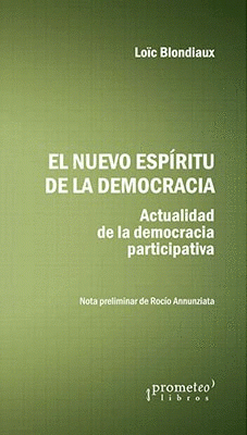  EL NUEVO ESPIRITU DE LA DEMOCRACIA