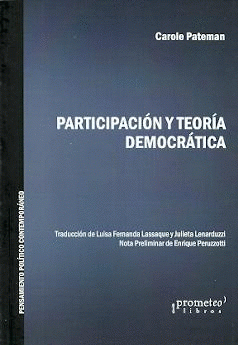 Cover Image: PARTICIPACION Y TEORIA DEMOCRATICA