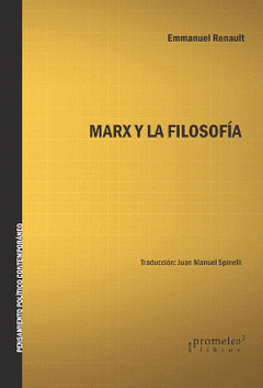 Imagen de cubierta: MARX Y LA FILOSOFÍA