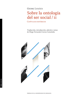 Cover Image: SOBRE LA ONTOLOGÍA DEL SER SOCIAL. VOLUMEN 2. CAPÍTULOS HISTÓRICOS