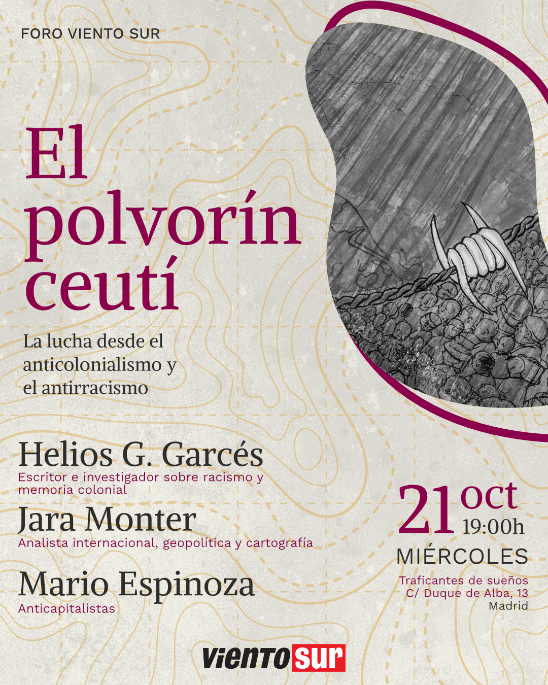 Foro Viento Sur: El polvorín ceutí, la lucha desde el anticolonialismo y el antirracismo